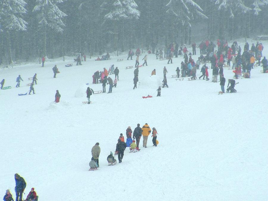 Rodelspass in der Eifel