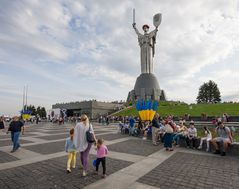 Rodina Mat Monument on Victory Day