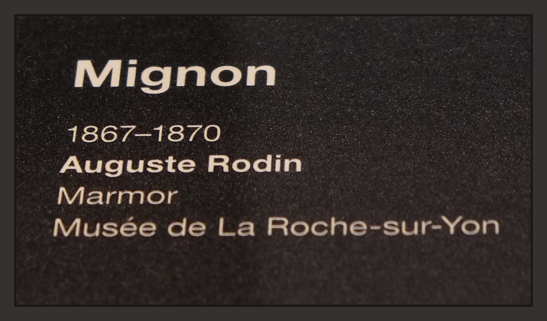 Rodins Mignon