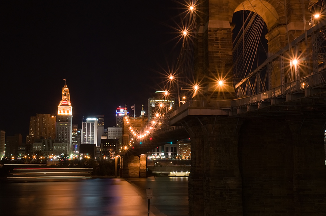 Roebling Bridge to Cincinnati