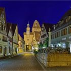 Rödergasse mit Markusturm Rothenburg ob der Tauber