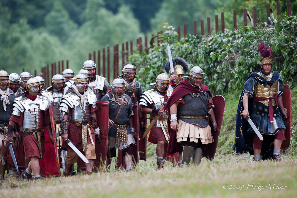 Römer auf dem Weg in die Schlacht Foto & Bild | kunstfotografie ...