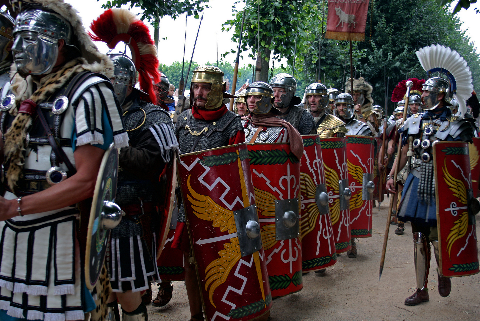 Römercohorte in Xanten im Juni 2018