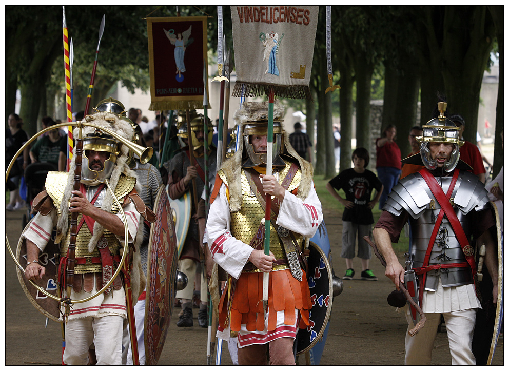 Römerfest Xanten - etwa 1 Stunde vor dem Blitzeinschlag