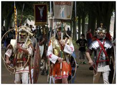 Römerfest Xanten - etwa 1 Stunde vor dem Blitzeinschlag