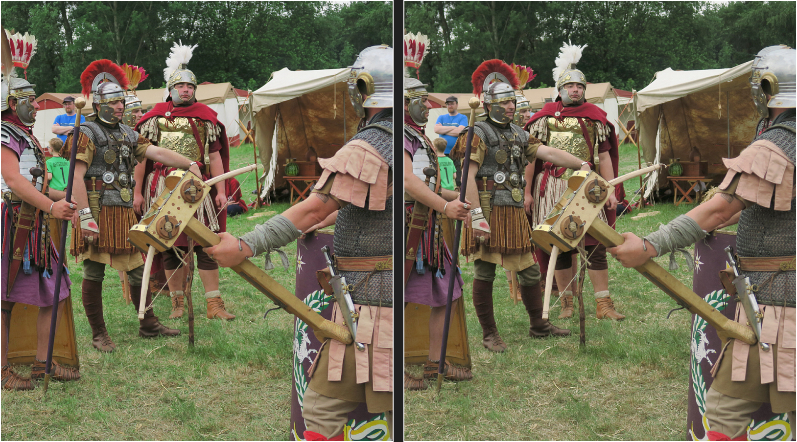 Römerkämpfer (3D Kreuzblick)