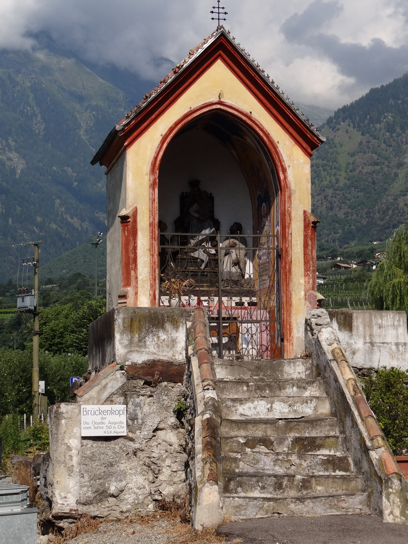 Römischer Brückenkopf in Algund