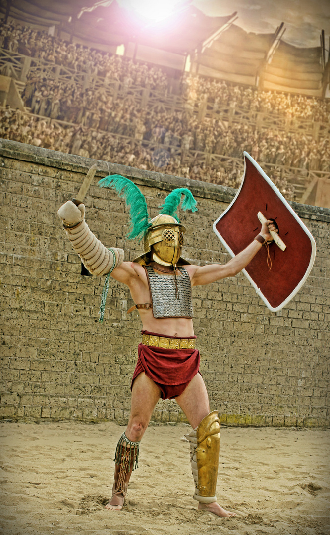 Römischer Gladiator "Provocator"