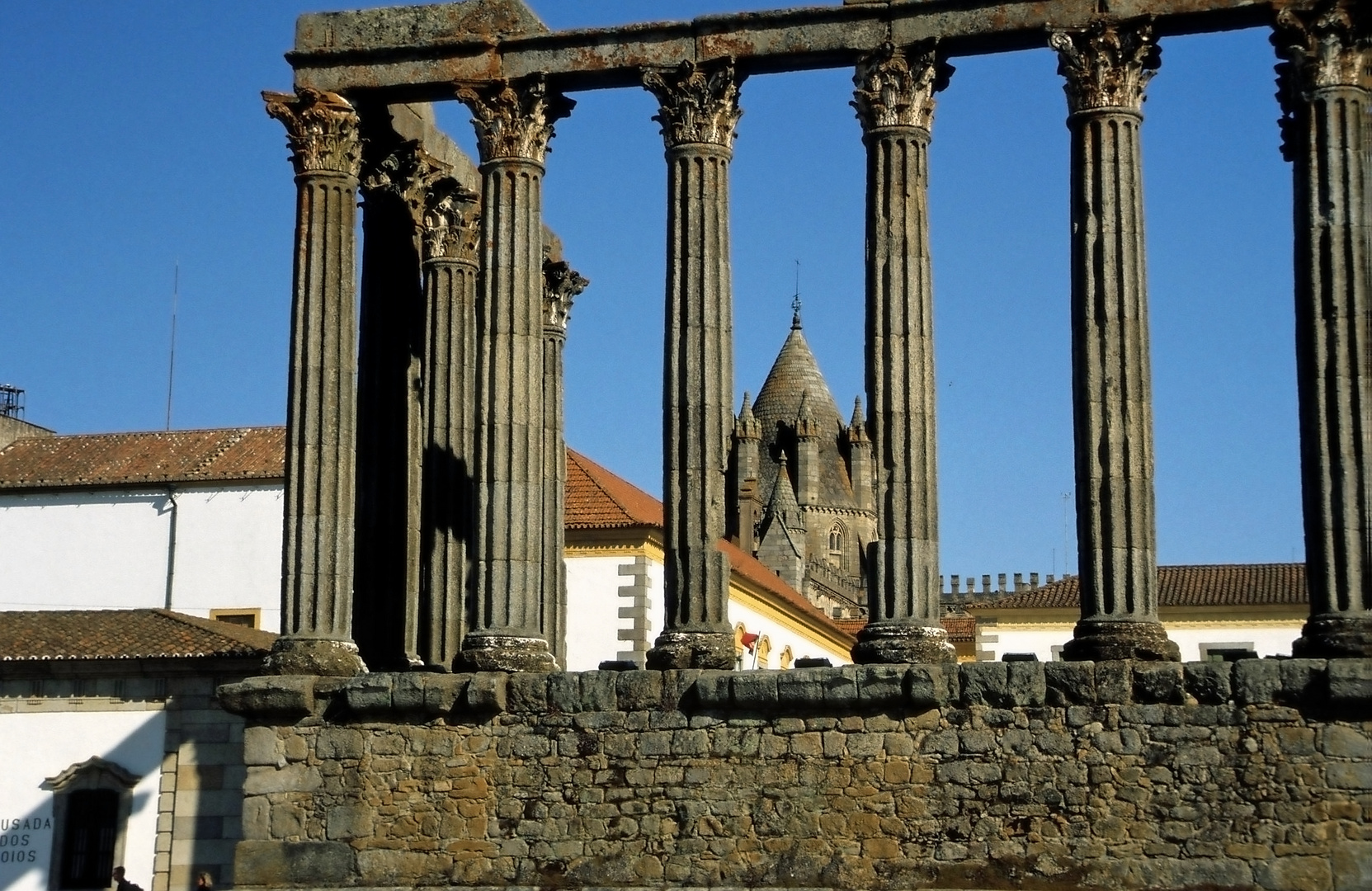 Römischer Tempel in Évora