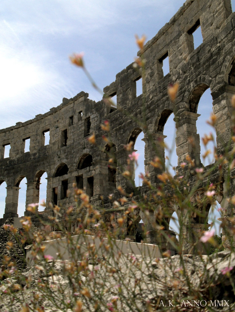 Römisches Amphitheater in Pula - 25.07.2010