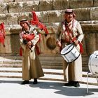 Römisches Theater in Amman - Ständchen für die Touris