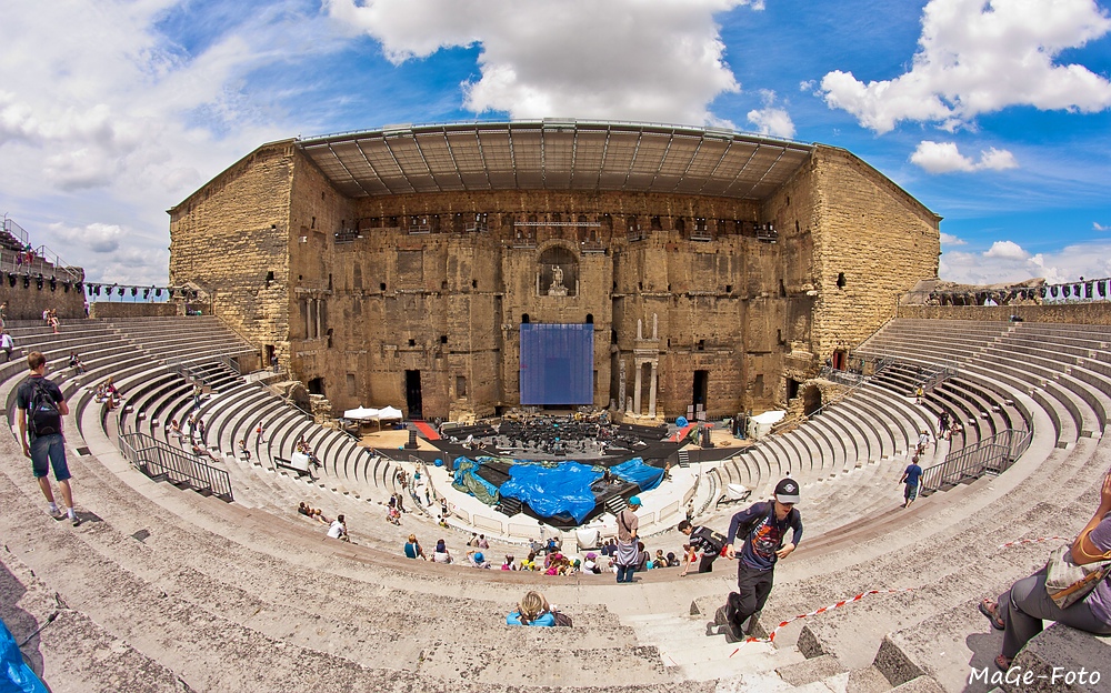 Römisches Theater von Orange Foto & Bild europe, france, provence