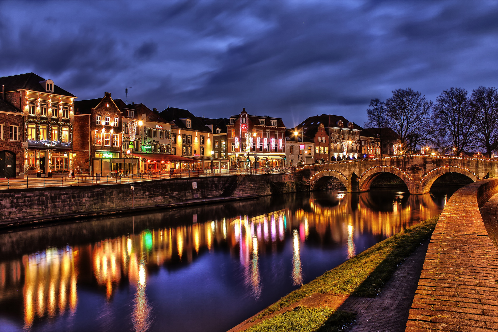 Roermond und die Maria Theresia Brücke