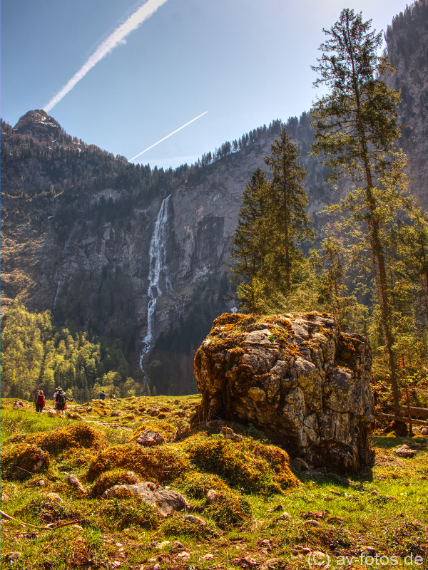 Röthbachfall Wasserfall am Obersee beim Königssee