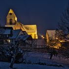 Röttler Kirche bei Nacht