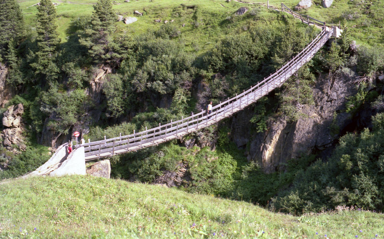 Rofenhöfe - Hängebrücke über die Rofnerschlucht