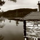 Rogen Nationalpark/Femundsmarka - einsames Haus am See