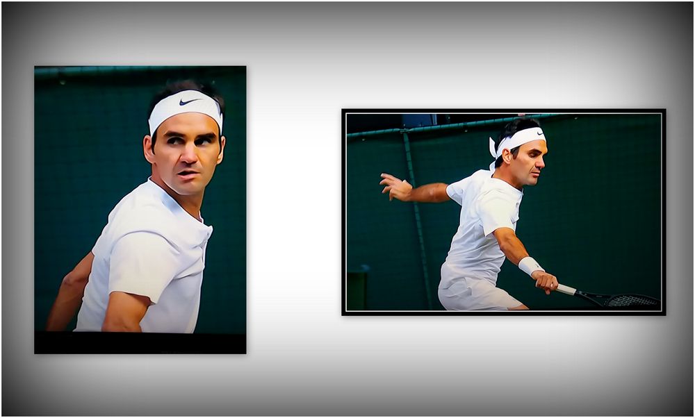 Roger...un genio del tennis.....