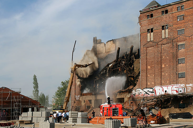 Roggenmühle - Brand und Abriss