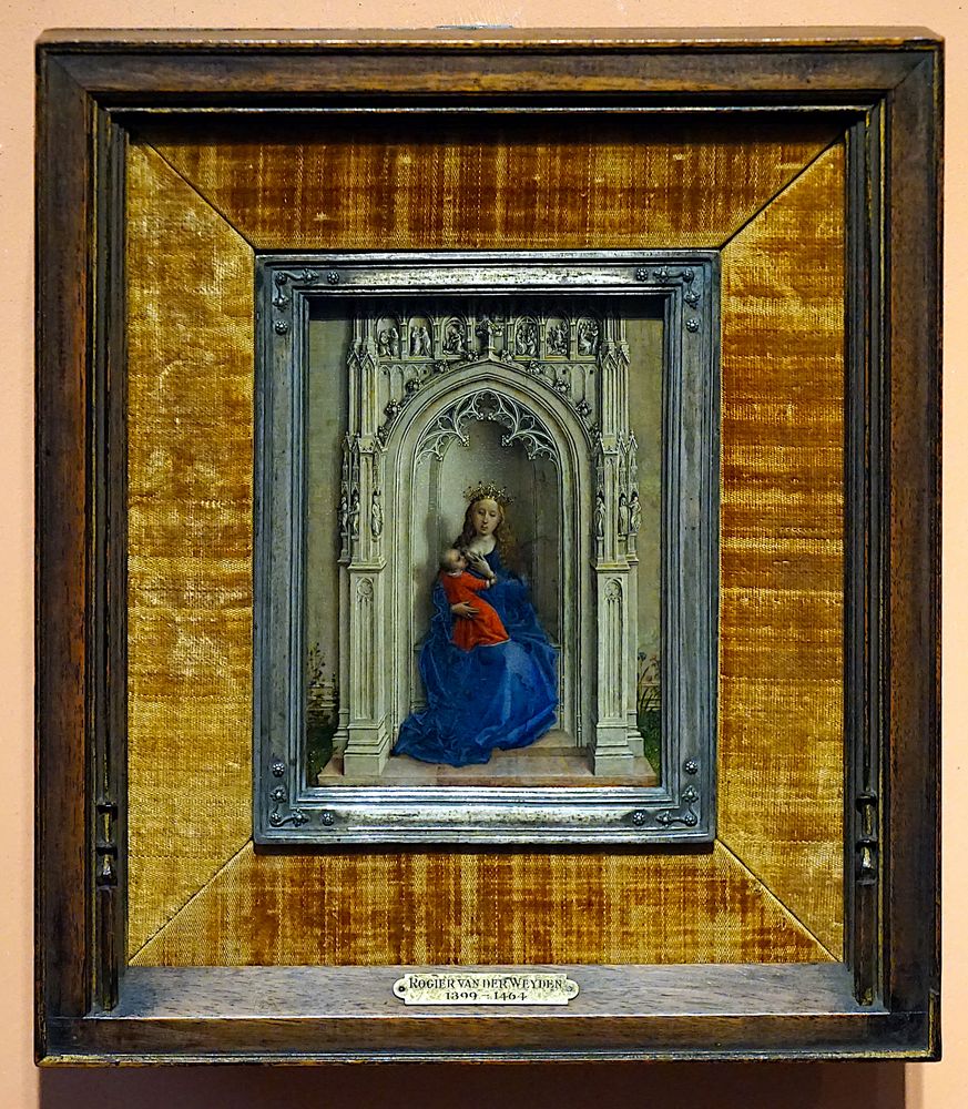 Rogier van der Weyden: Die Jungfrau und das Kind auf dem Thron (1433)