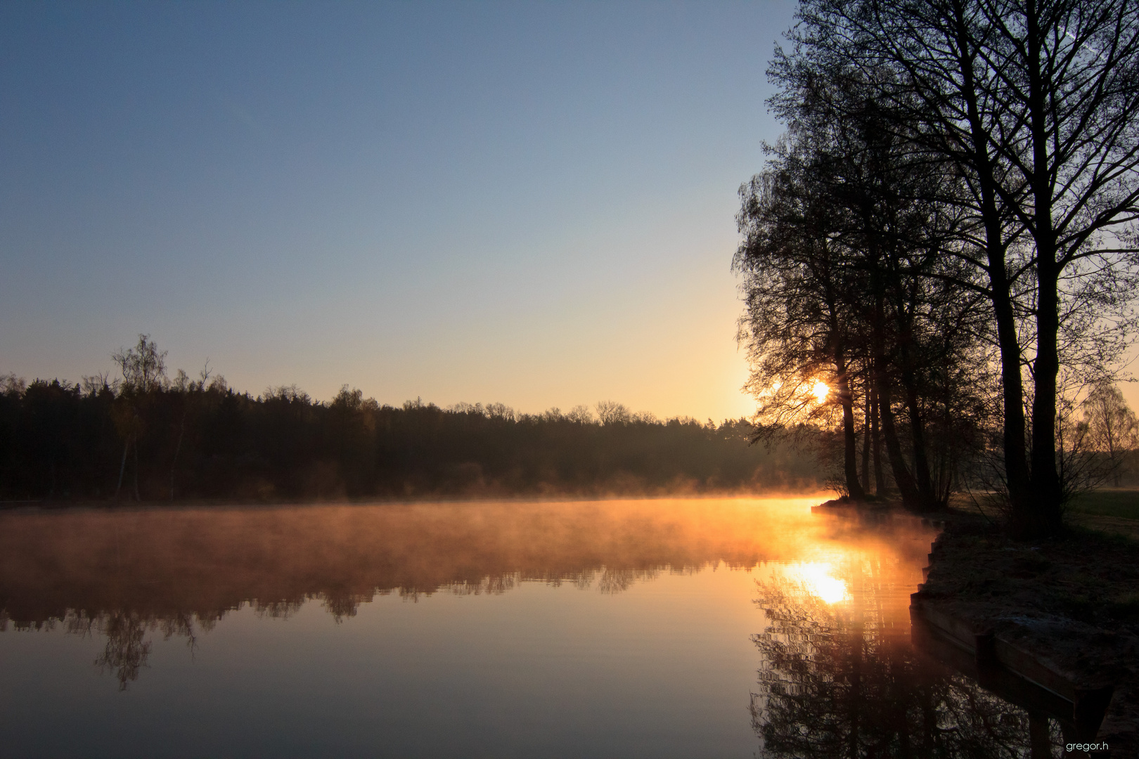 Roh-Schleifweiher-Sonnenaufgang