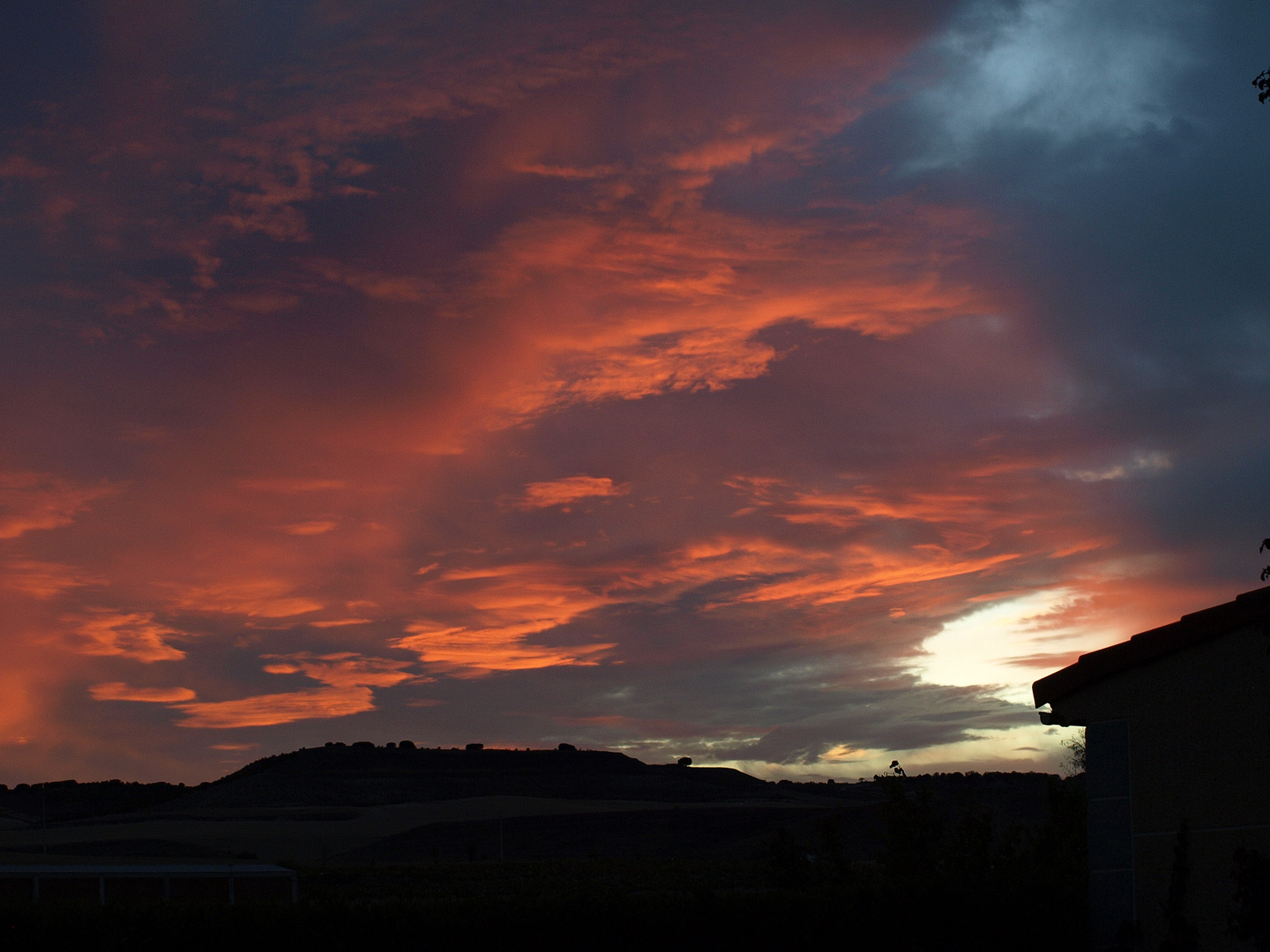 rojo atardecer