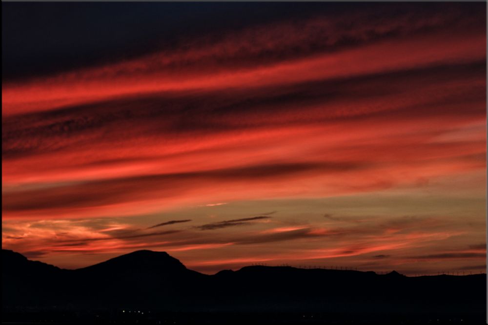 Rojo atardecer