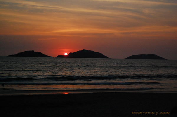 rojo atardecer