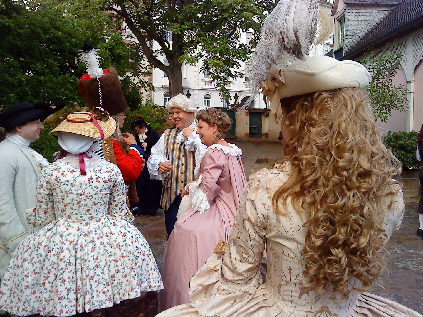 Rokoko-Gartenfest i. Prinz-Georg-Garten i.Darmstadt a.13.7.14