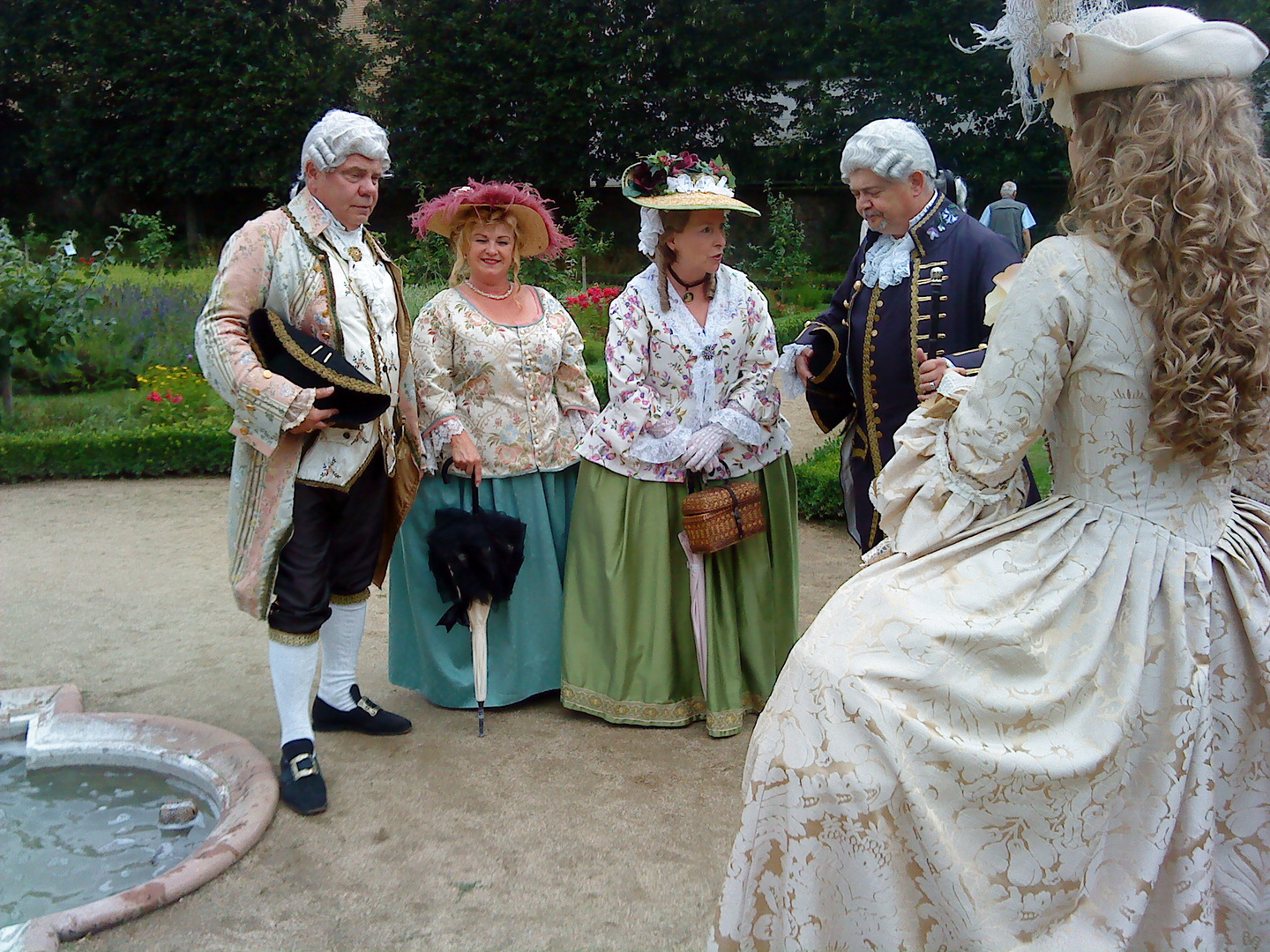 Rokoko Gartenfest im Prinz-Georg-Garten i.Darmstadt a.13.7.14