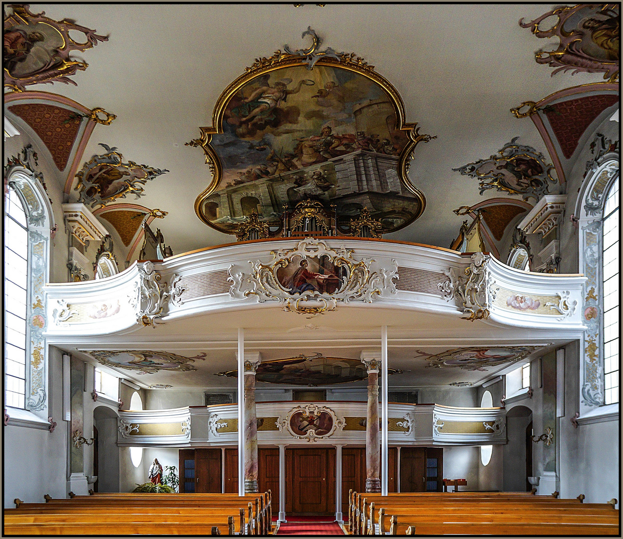Rokoko Pfarrkirche St. Pankratius Wiggensbach / Oberallgäu (3)