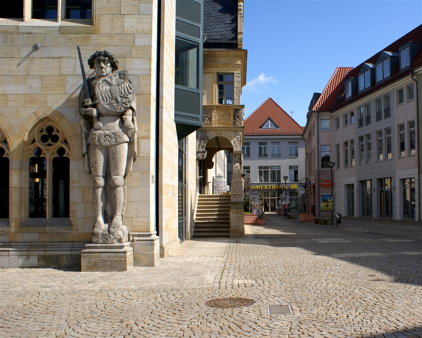 Roland am Rathaus zu Halberstadt