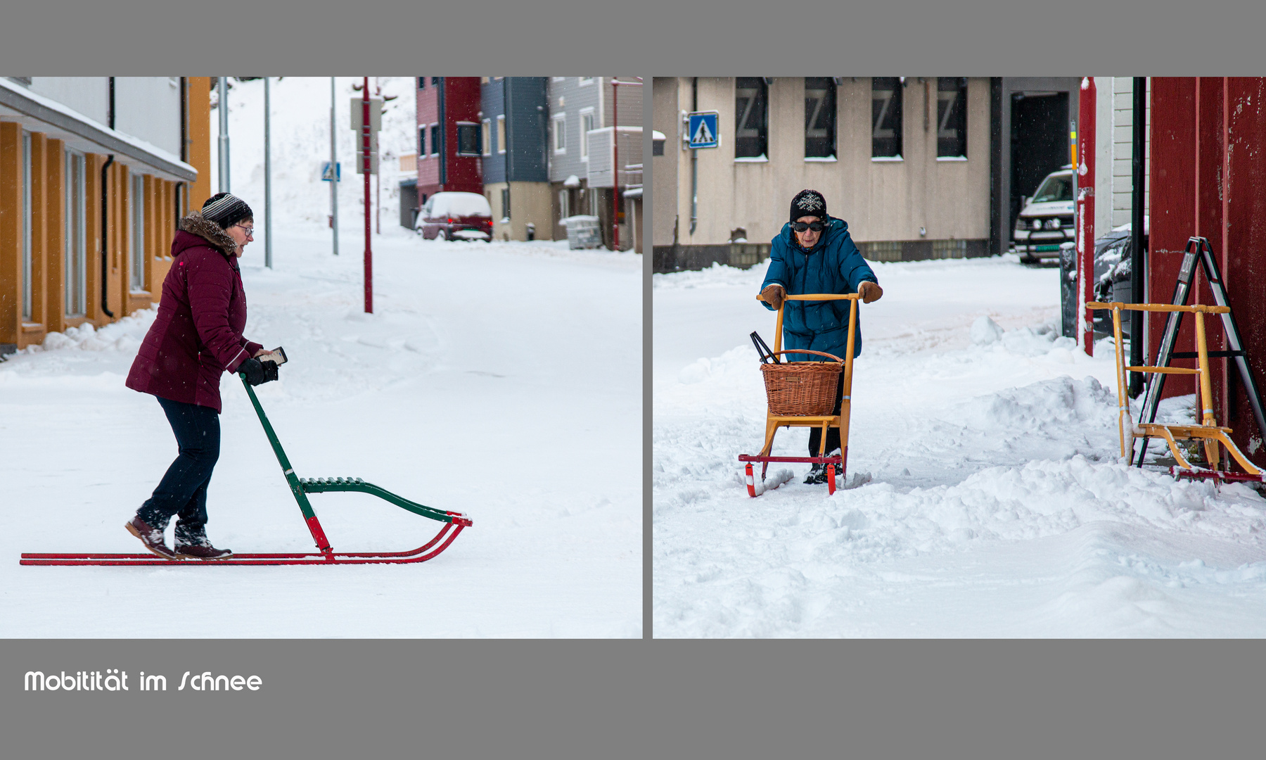 Rollatoren für den Schnee