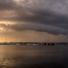 Rollcloud über Gager's Hafen auf Rügen