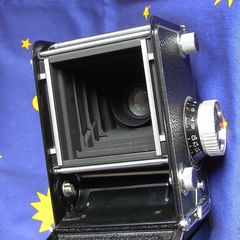 Rolleiflex 3,5B Innenansicht mit Blendrahmen