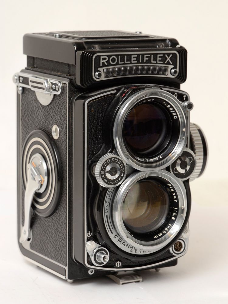 Rolleiflex 6x6 mit Carl Zeiss Planar 2.8 80mm