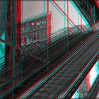 rollende Treppen im Spiegel (3D)