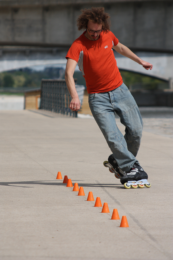 roller slalom 1