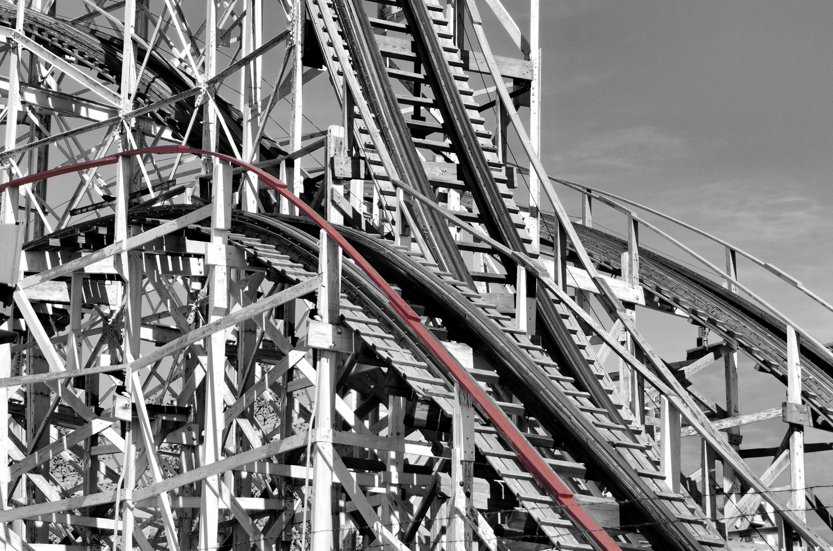 ... rollercoaster at coney island ...