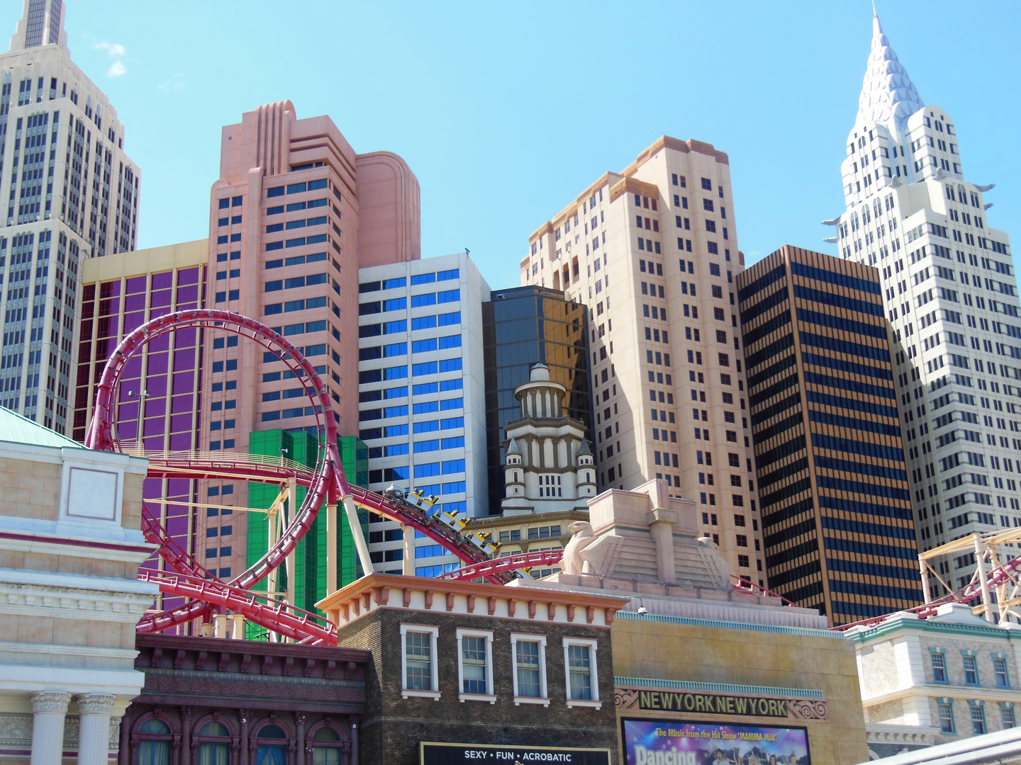 Rollercoaster in Vegas