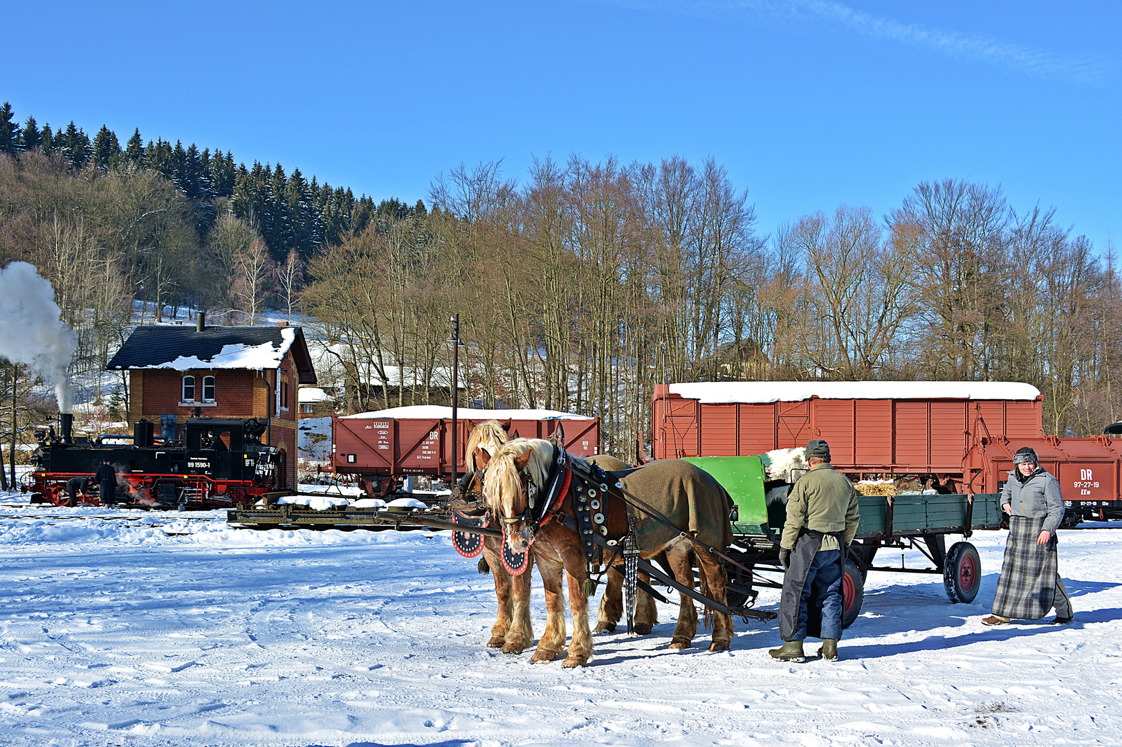 Rollfuhrdienst mit 2 PS