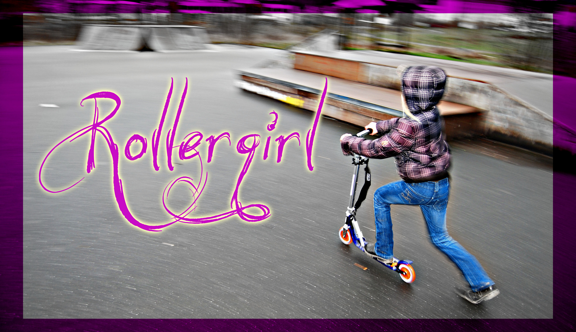 rolling girl