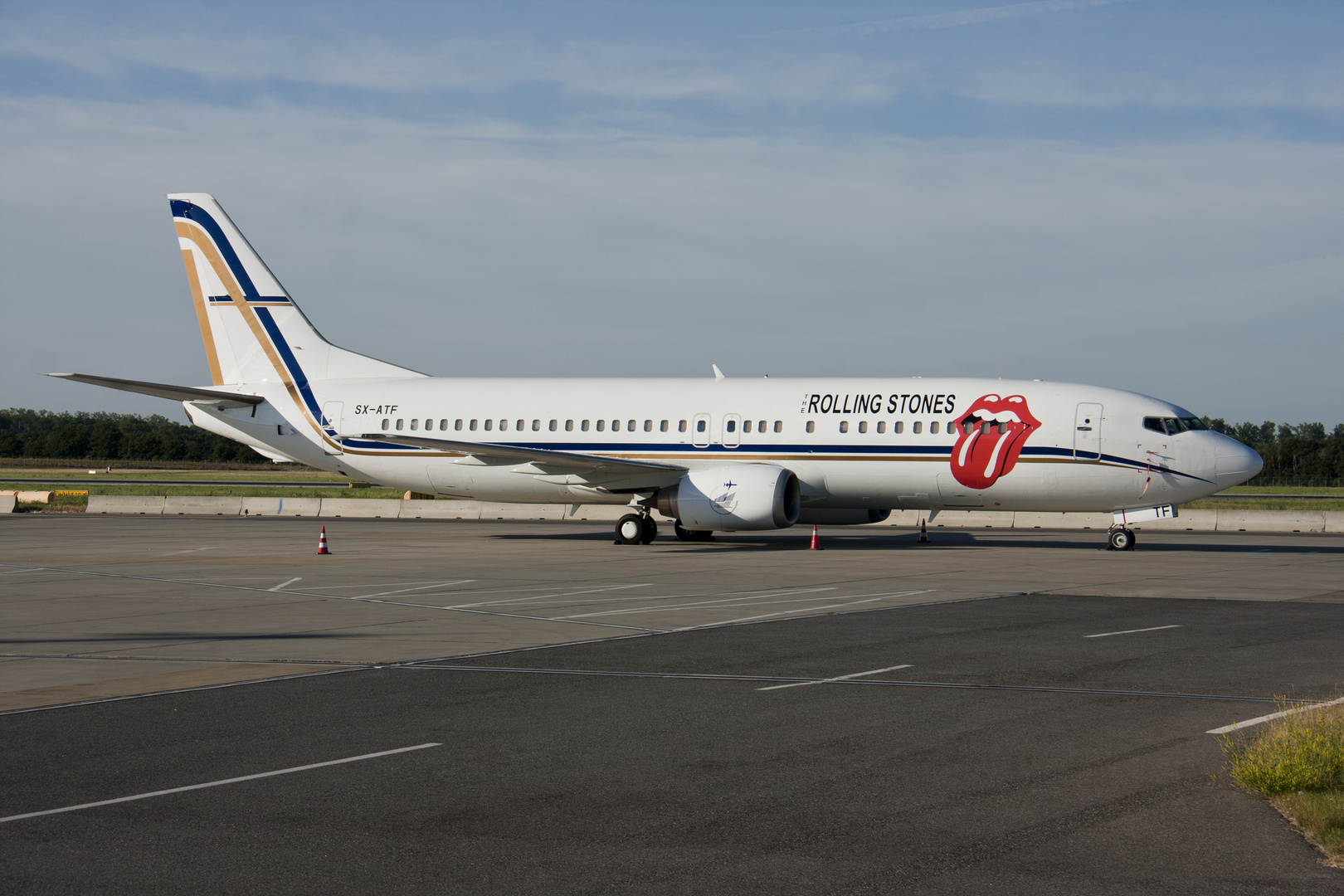 Rolling Stones Boeing 737-406...