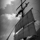 Rolling up the sails.....