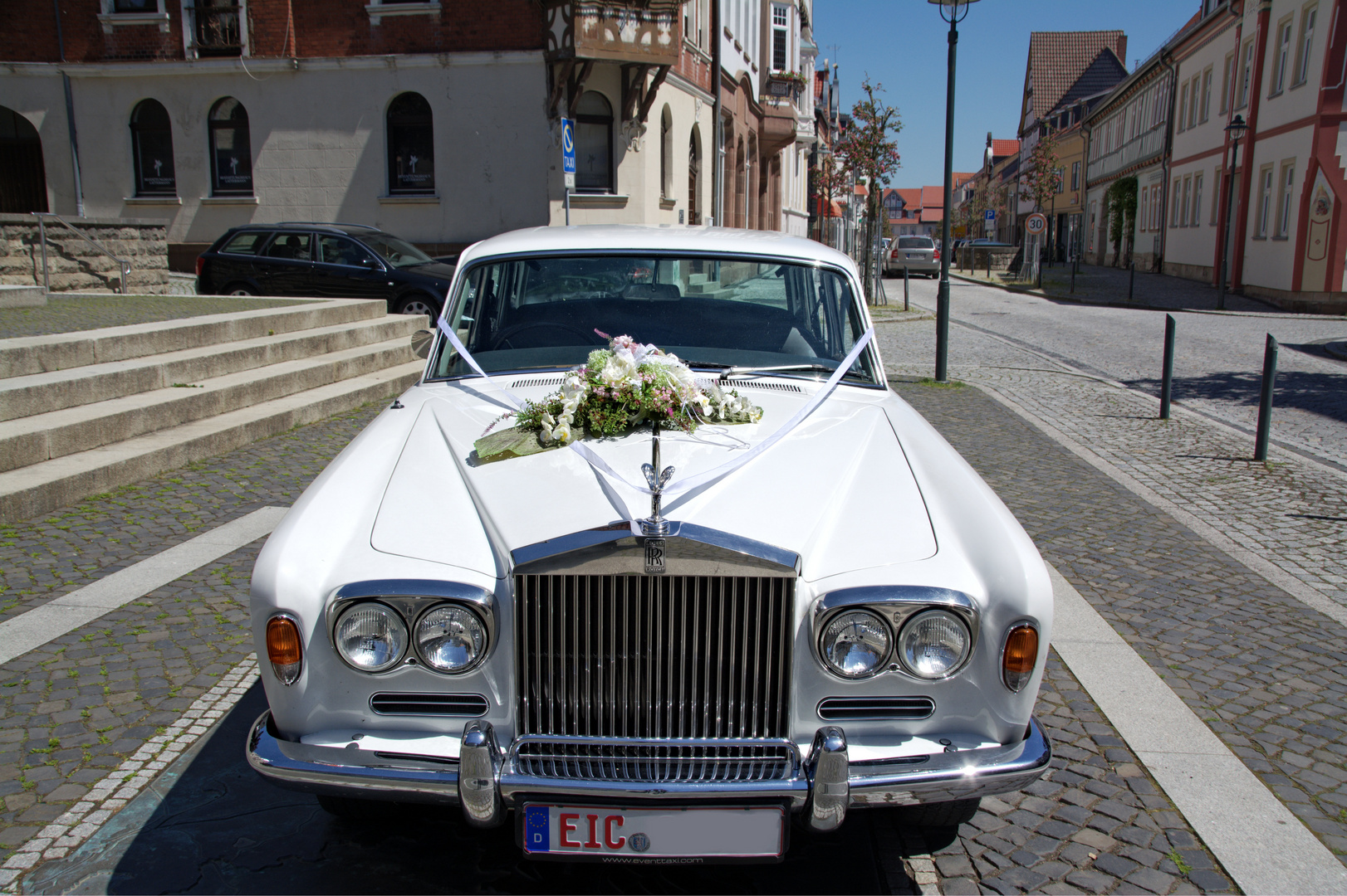 Rolls Royce als Hochzeitskutsche