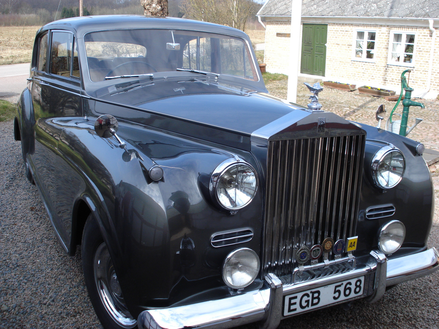 Rolls Royce in Schweden, bei Höganäs