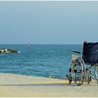 Rollstuhl am Beach