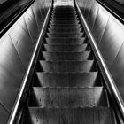 Rolltreppe aus der U-Bahn