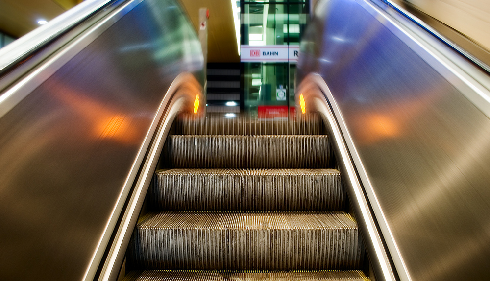 Rolltreppe im Essener Hauptbahnhof :)