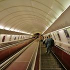 Rolltreppe im U-Bahnhof